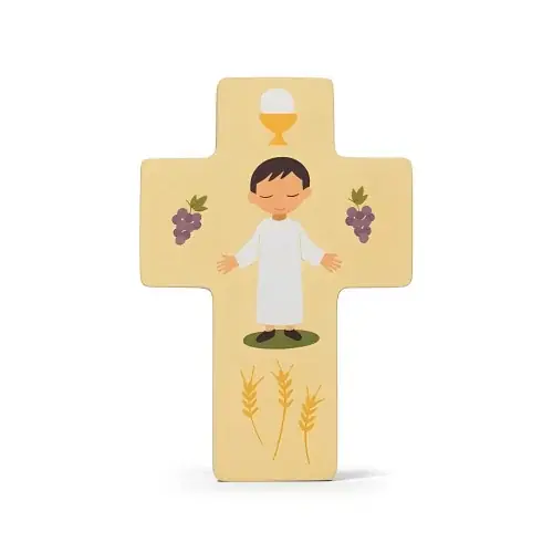 Croix Bois Howoki - Communion Garçon