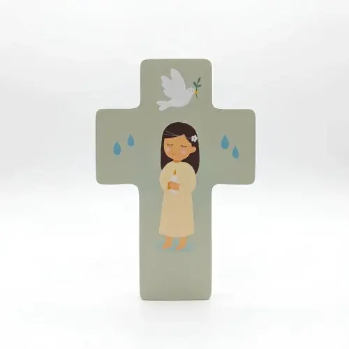Croix Bois Howoki - Sacrement Fille