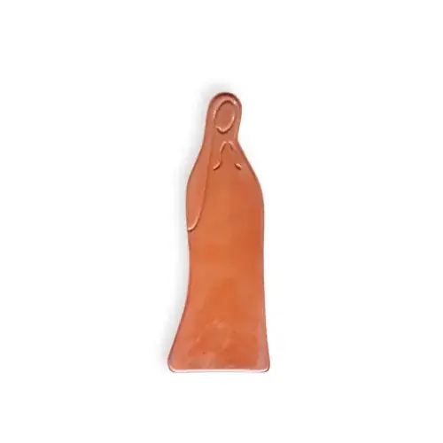 Vierge Céramique Murale – Terracotta Brillante