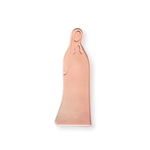 Vierge Céramique Murale – Rose Poudré