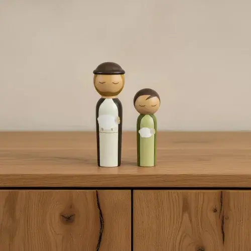 Crèche Howoki - Berger et son fils