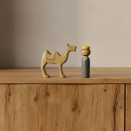 Crèche Howoki - Chameau et chamelier