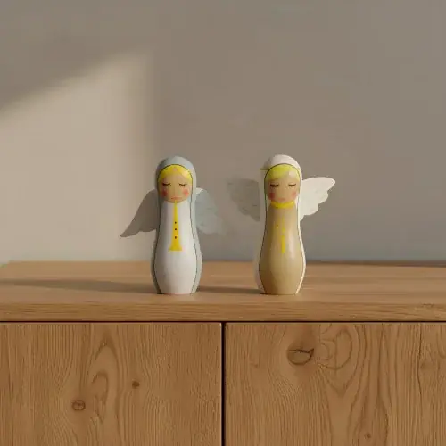 Crèche Howoki - 2 anges