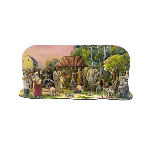 Calendrier de l'Avent en bois - Petit Page