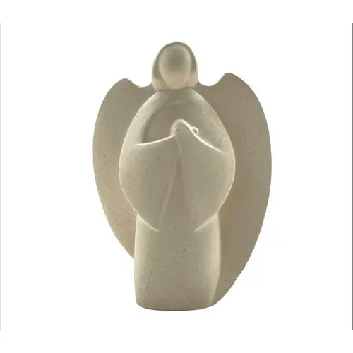 Ange à genoux céramique - 14 cm