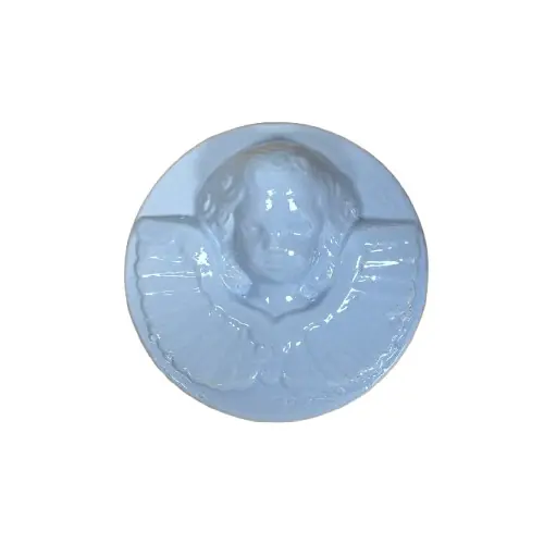 Petit cadre en faïence Ange Bleu