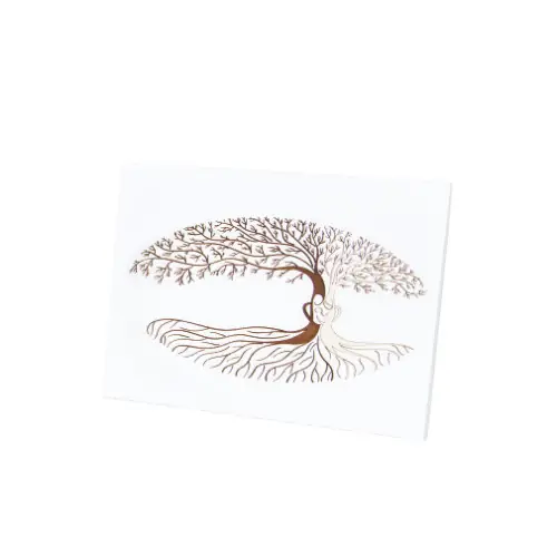 Cadre bois blanc - Arbre Sainte Famille