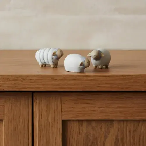 Crèche Howoki - 3 moutons