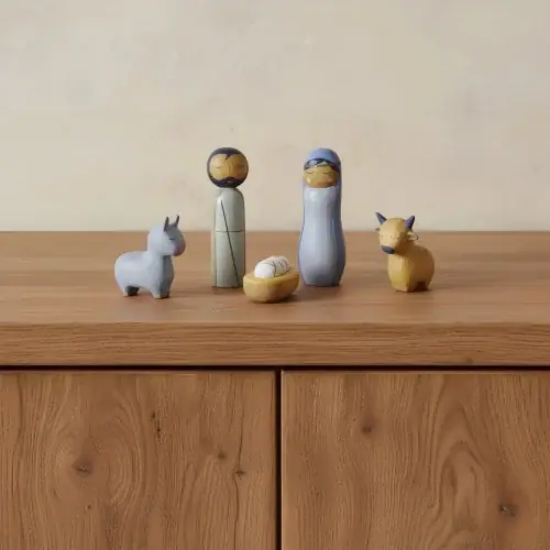 Crèche Howoki - Nativité 5 personnages