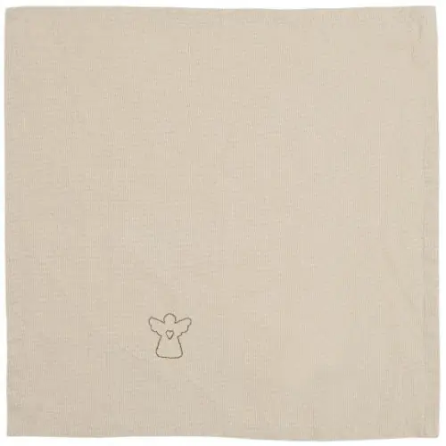 Lot de 4 serviettes de table brodée d'un Ange