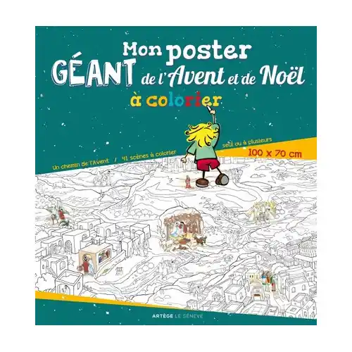Mon poster géant de l'Avent et de Noël