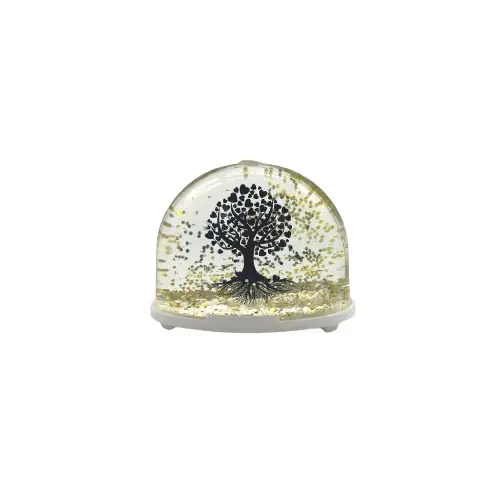 Boule à neige dorées Arbre de Vie