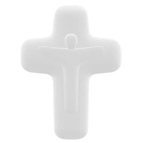 Croix Christ en pierre d'albâtre - Collection Emany