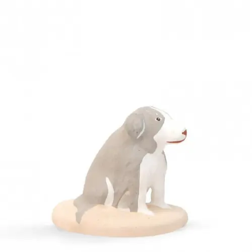 Chien de berger - Arterra - 7cm - blanc