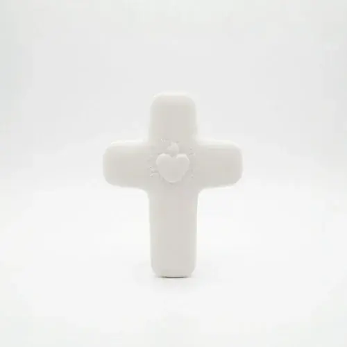 Croix Ex-voto en pierre d'albâtre - Collection Emany