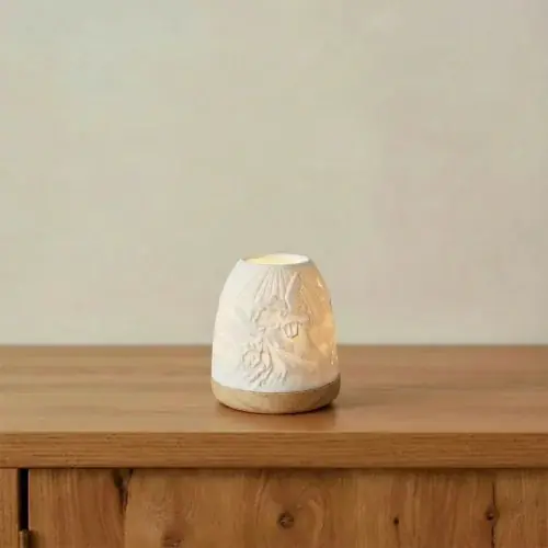Photophore 'Igloo' avec Ange gardien