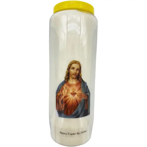 Bougie de neuvaine Sacré cœur de jésus