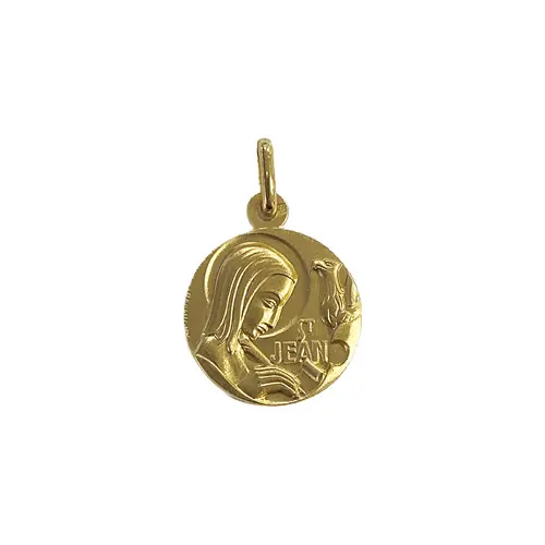 Médaille Saint Jean - plaqué or