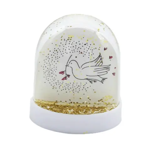 Grande Boule à neige - Colombe