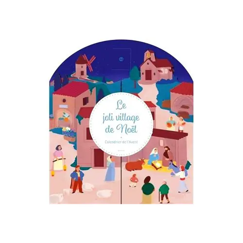 Calendrier de l'Avent "le joli village de Noël"