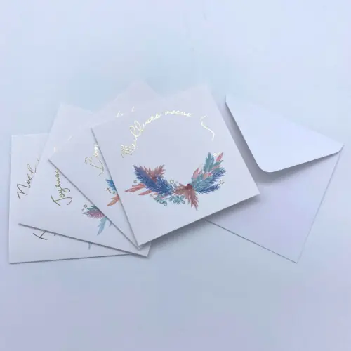 4 Cartes doubleS "couronne" - KITCARTEDOUBLE07
