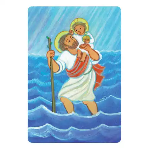 Magnet religieux Maïte Roche - Saint Christophe