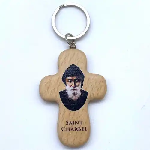 Porte-clé Saint Charbel