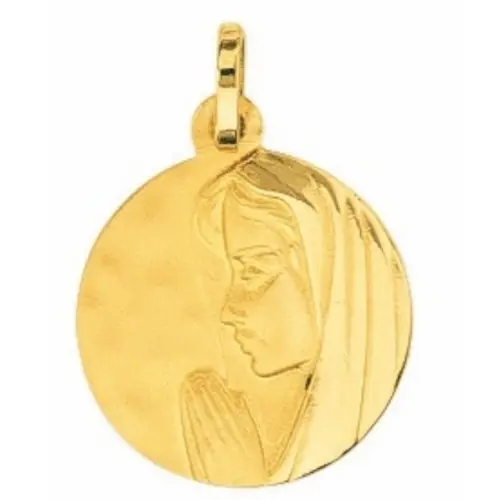Médaille Vierge en prière - OR