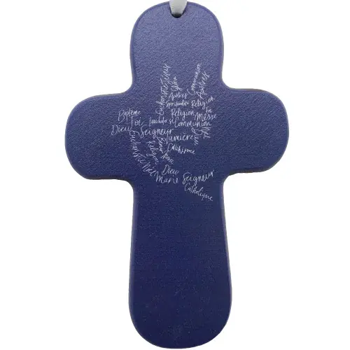 Croix bois SISTER "MOTS Colombe"
