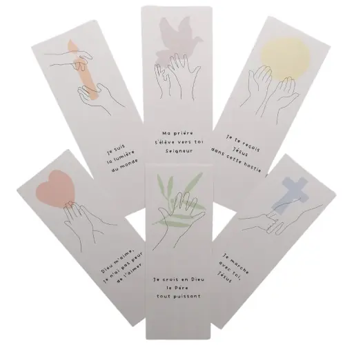 Signets de communion "les mains" - KITSIGNET37