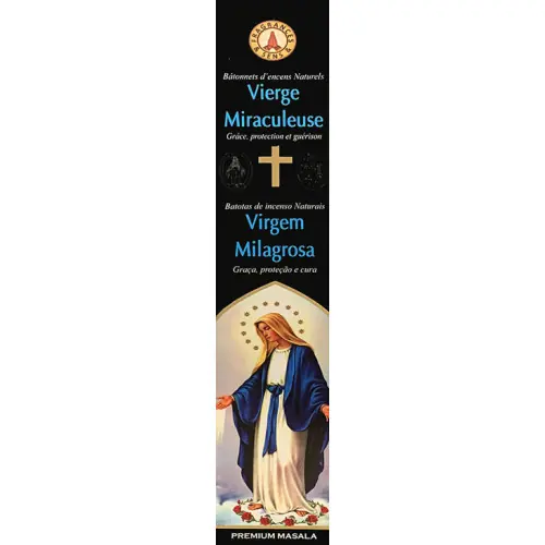 Encens bâtonnet pour neuvaine Vierge Miraculeuse