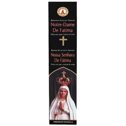 Encens bâtonnet pour neuvaine Notre Dame de Fatima