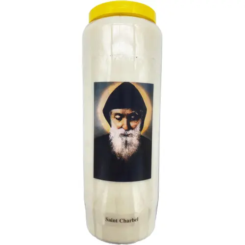 Bougie de neuvaine St Charbel