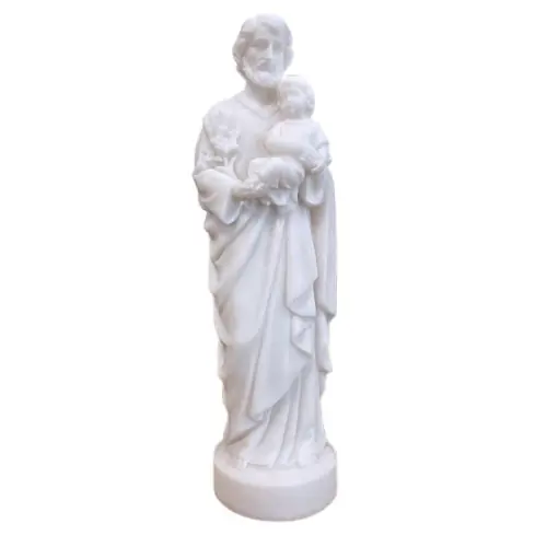 Statue de Saint Joseph en Albâtre