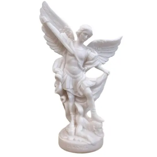 Statue de Saint Michel en Albâtre