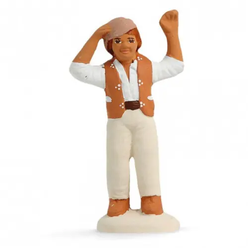Homme ravi - Arterra - 7cm - blanc