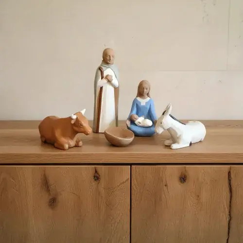 Crèche Nuit de Lumière - 5 personnages