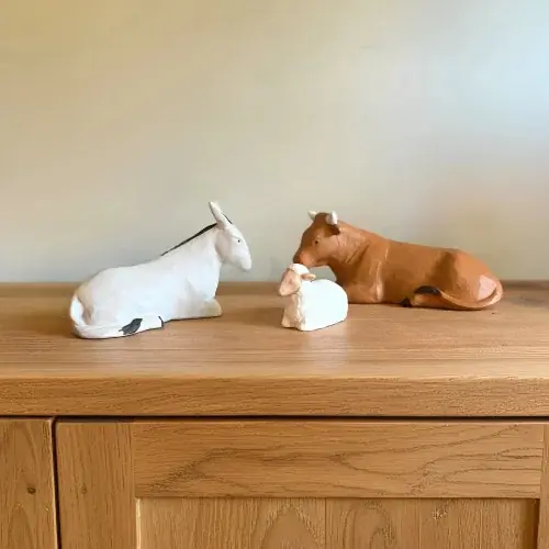Crèche Nuit de Lumière - 3 animaux