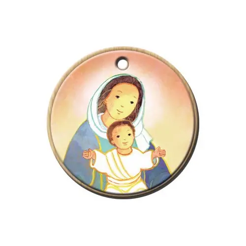 Pendentif Maïte Roche - Vierge à l'enfant