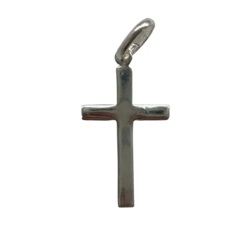 Croix de cou argent