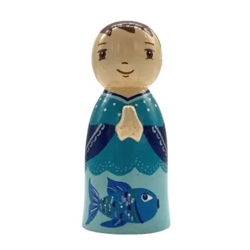 Jonas - Crèche de Noël en bois tourné