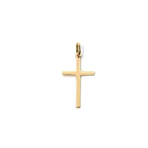 Petite croix en pendentif plaqué or