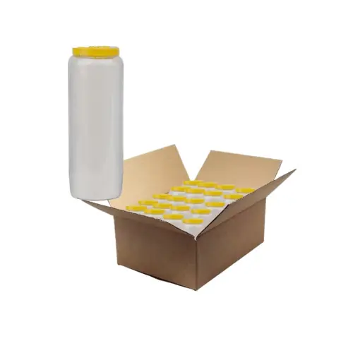 Carton de bougies de neuvaine blanche