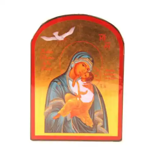 Icone religieuse or - 14x19 Notre Dame de la Paix