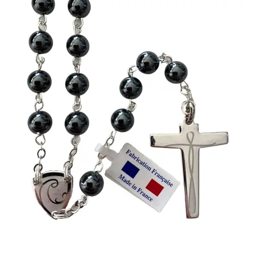 Chapelet moderne hématite