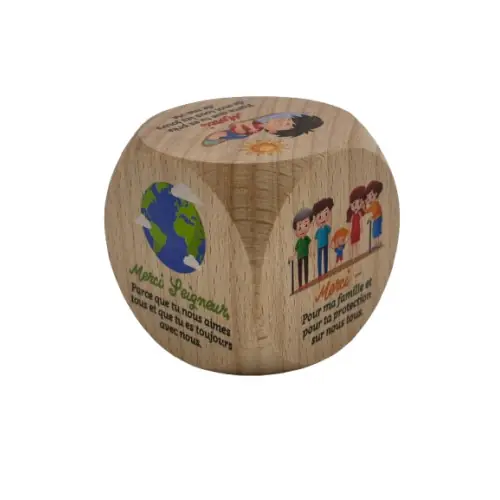 Dé de "prière des enfants" 5cm³