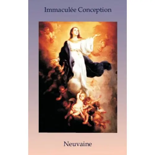Livret de neuvaine à l'Immaculée Conception