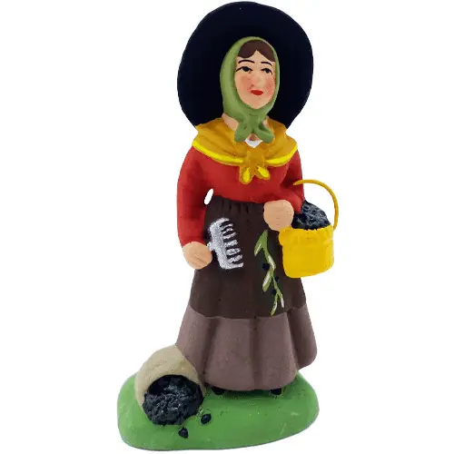 Santon de provence Marcel Carbonel - Cueilleuse d'Olives