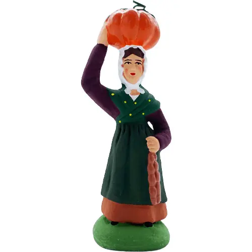 Femme à la courge - Santon Marcel Carbonel