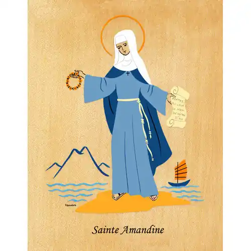 Cadre Sainte Amandine - Abbaye Venière